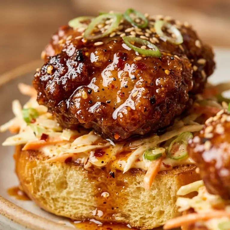 Spicy Honey Chicken Sliders