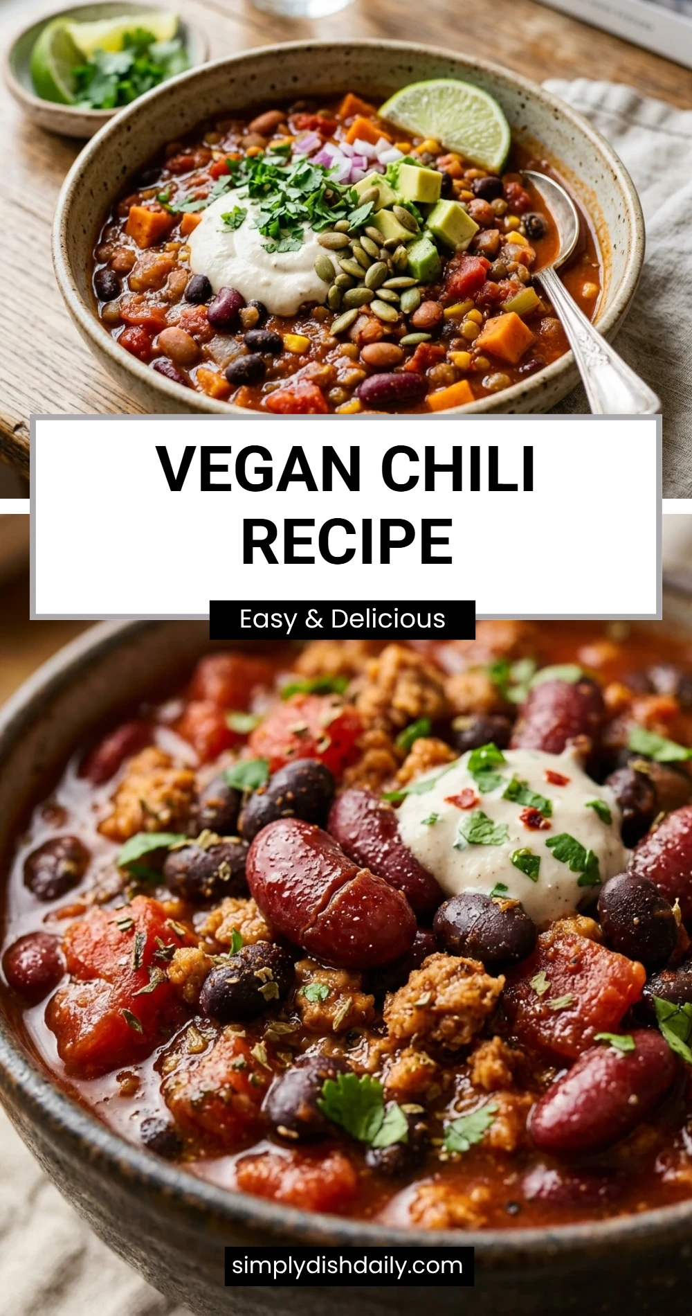 vegan chili recipe