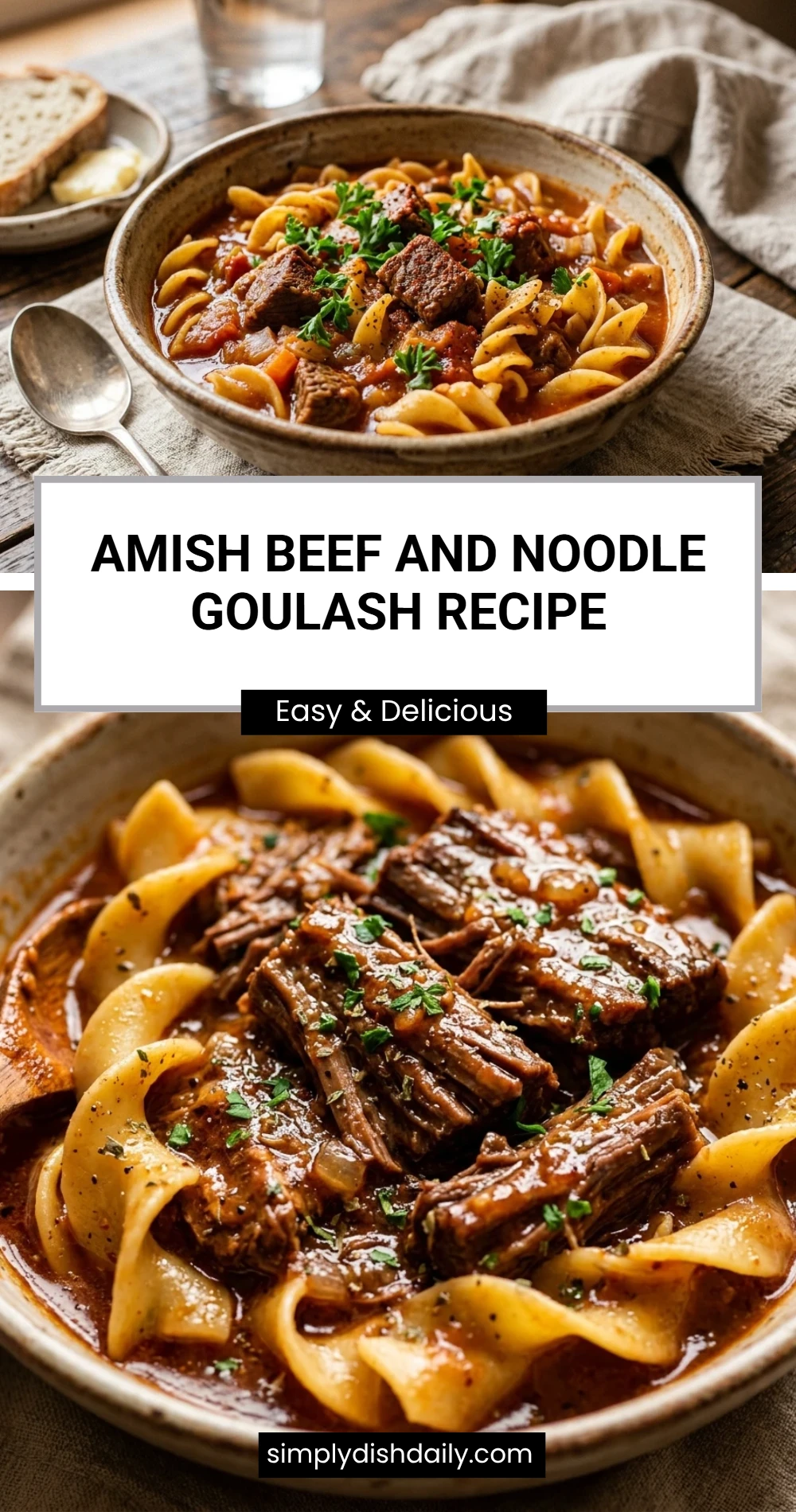 Amish Beef And Noodle Goulash Recipe