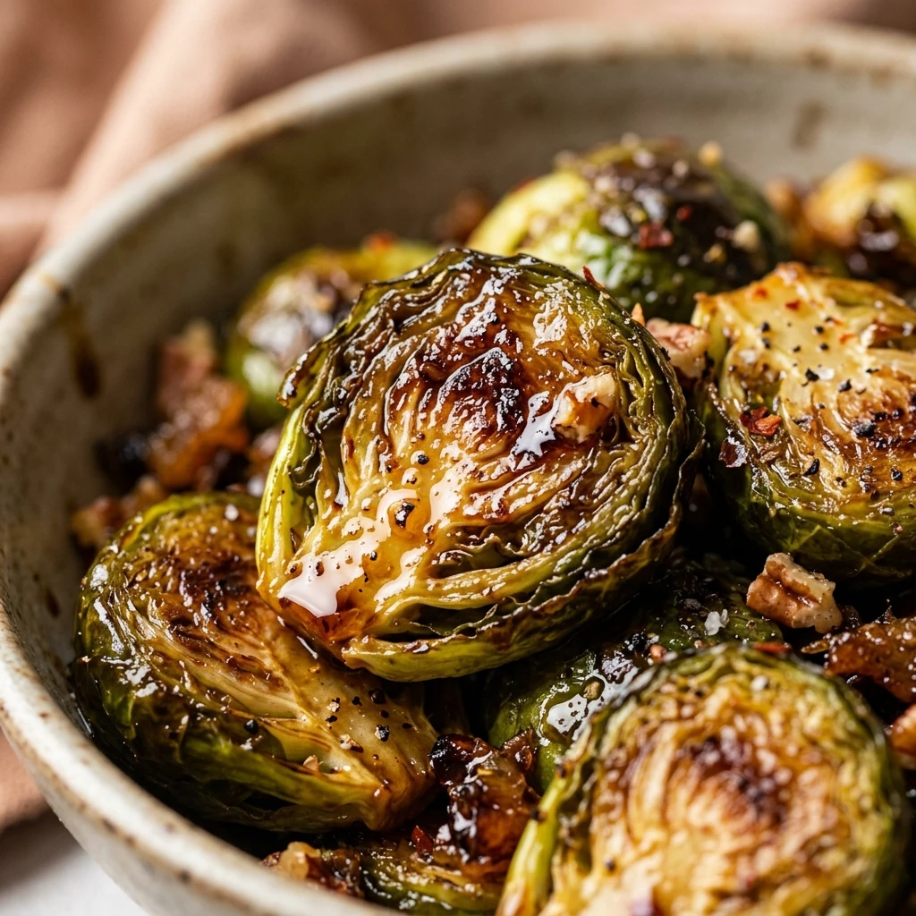 Honey Balsamic Brussels Sprouts Recipe