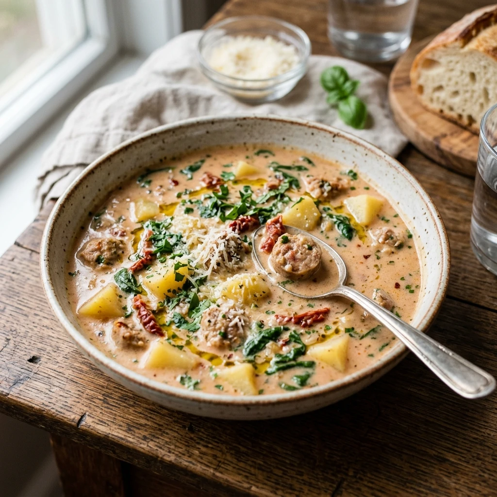 Marry Me Chicken Sausage Potato Soup Recipe